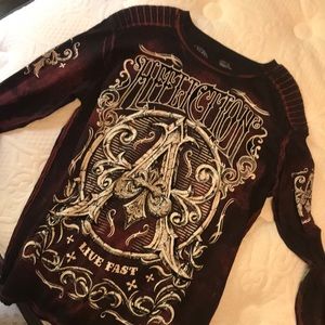Long sleeve affliction shirt